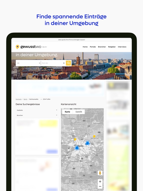gewusst-wo Branchenverzeichnis screenshot 4
