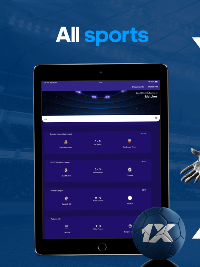 OneX sport - results  bet