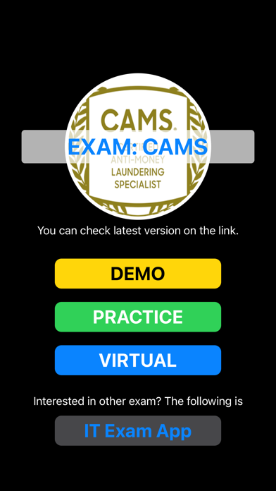 Screenshot #1 pour CAMS Preparation and Study