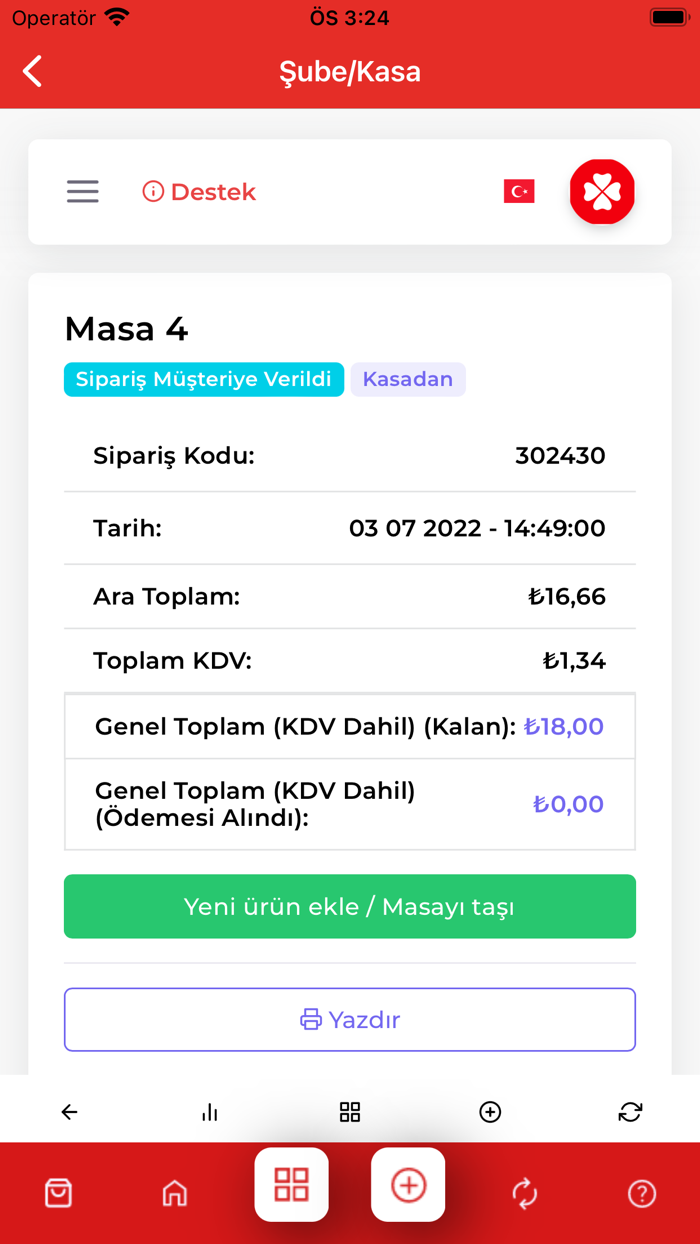 BON Adisyon Restoran Cafe POS