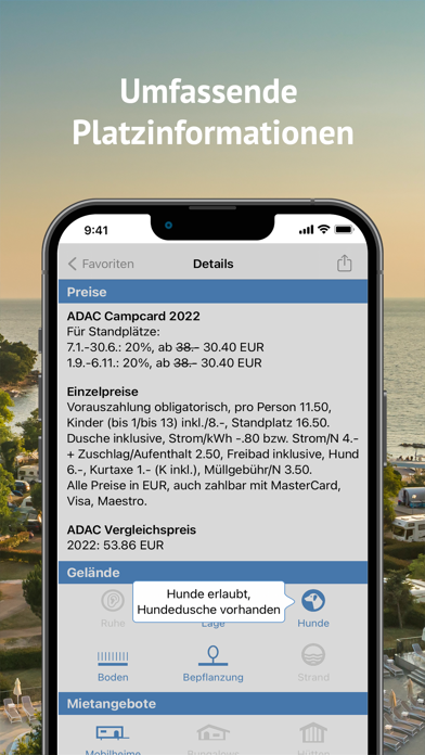 ADAC Camping / Stellplatz 2023 app screenshot 5 by ADAC Camping GmbH - appdatabase.net