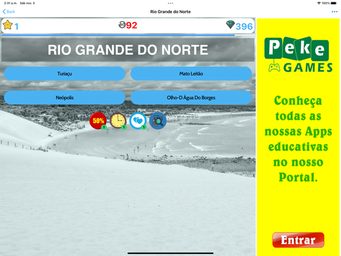 Quiz E. Rio Grande do Norte