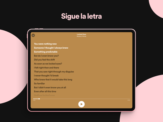 Spotify - Música y podcasts iPad Capturas de pantalla