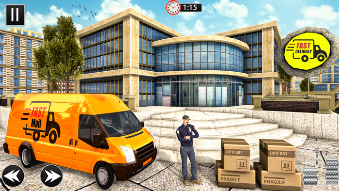 Fast Mail Van Courier Games