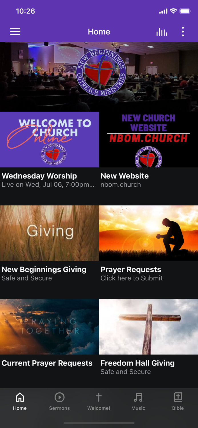 New Beginnings Outreach Min.