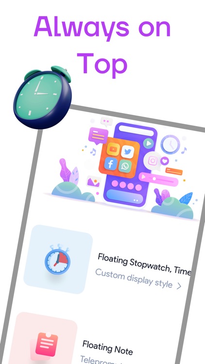Floating Clock : stopwatch screenshot-4