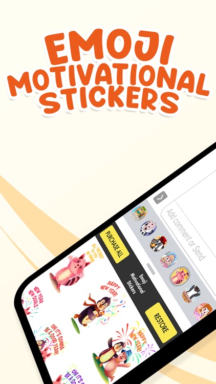 Motivational Stickers - Emojis