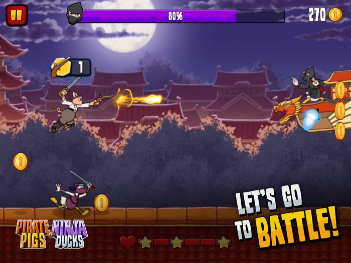 Pirate Pigs vs. Ninja Ducks