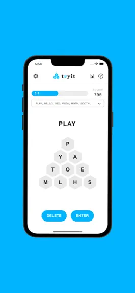 Game screenshot Tryit: Word Puzzle apk