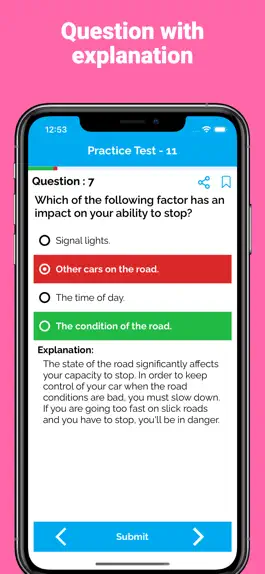 Game screenshot Indiana BMV Permit Test 2023 apk