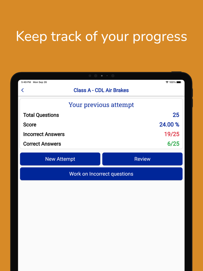 Indiana CDL Permit Practice