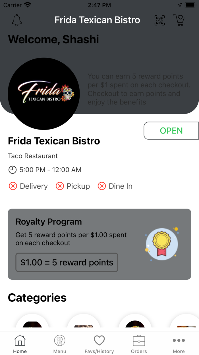 Frida Texican Bistro