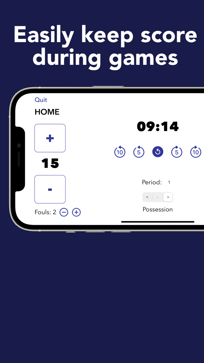 Easy Scoreboard for Basketball