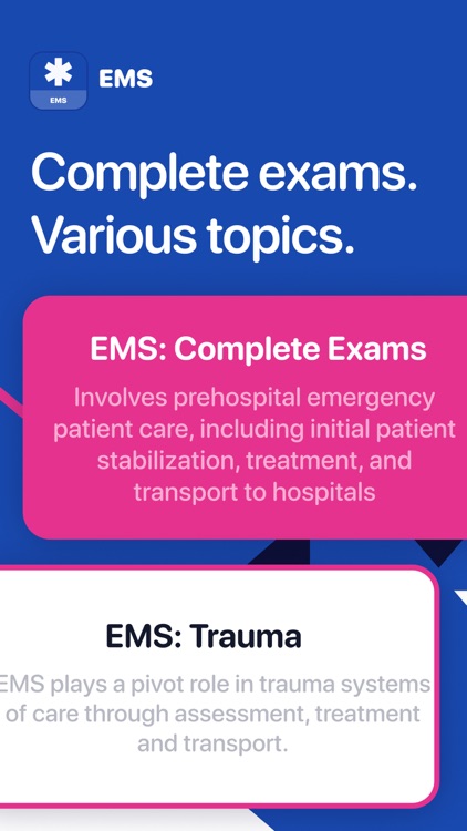 EMS Mobile Prep App