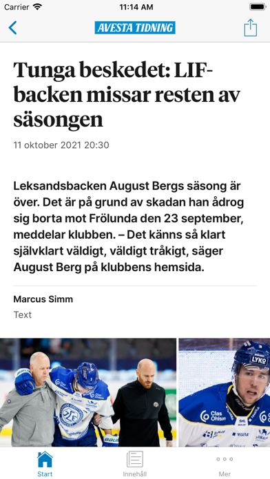 Avesta Tidning screenshot 2