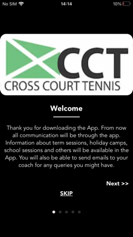 Game screenshot Cross Court Tennis apk