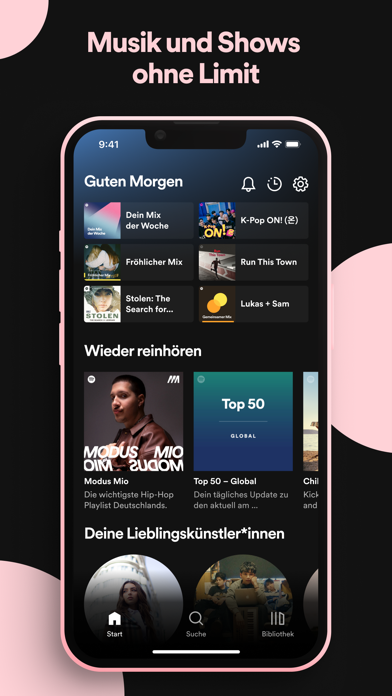 Spotify: Musik und Podcasts app screenshot 6 by Spotify - appdatabase.net