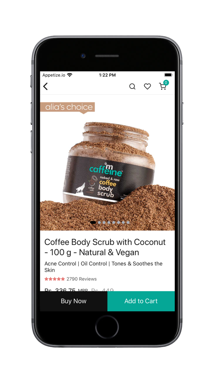 mCaffeine Natural Skin Care