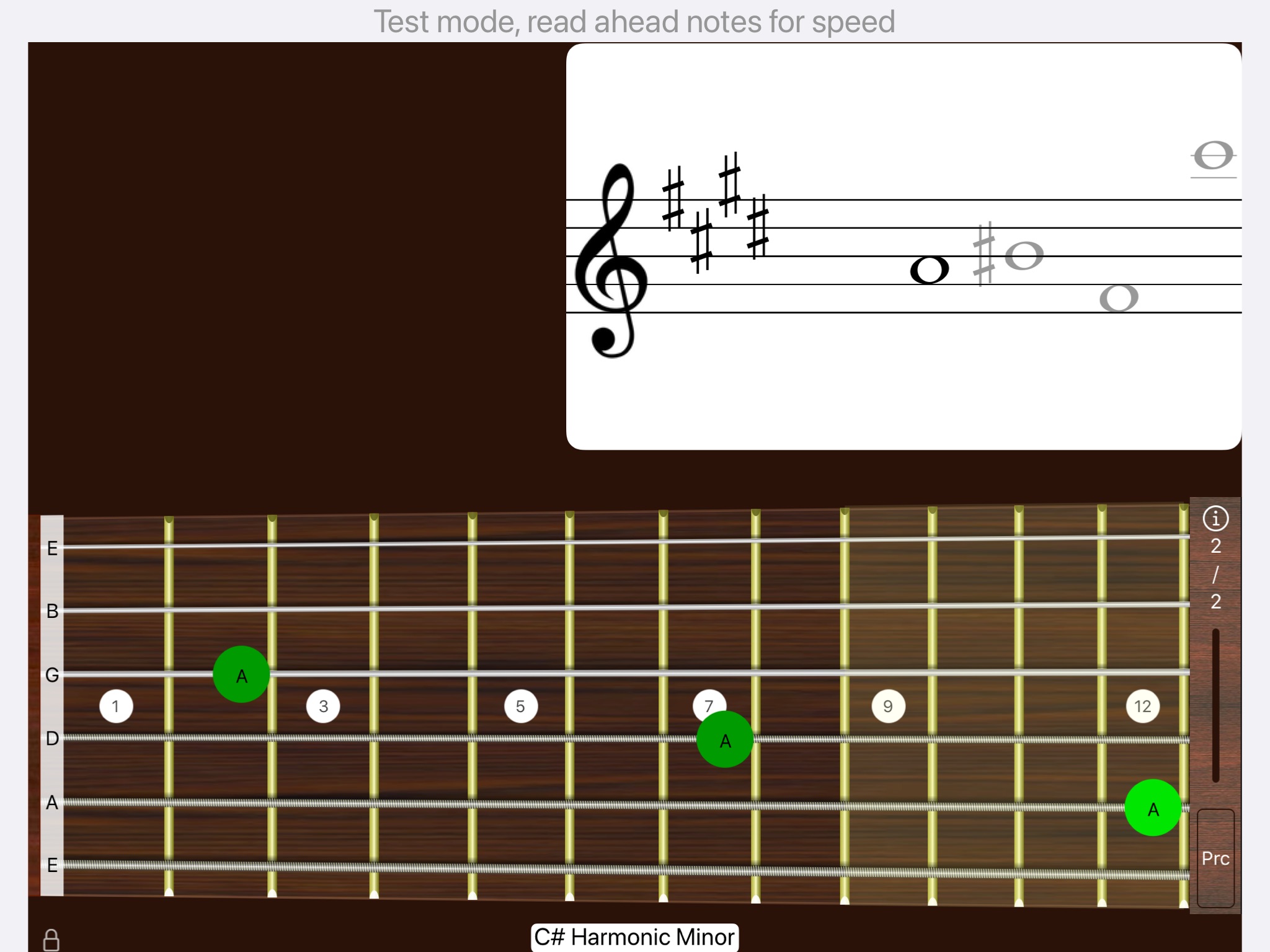 Guitar Sight Reading Trainer screenshot 2