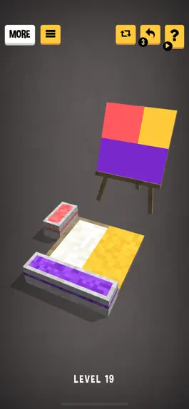 Game screenshot Color Buckets: paint puzzle 3d apk