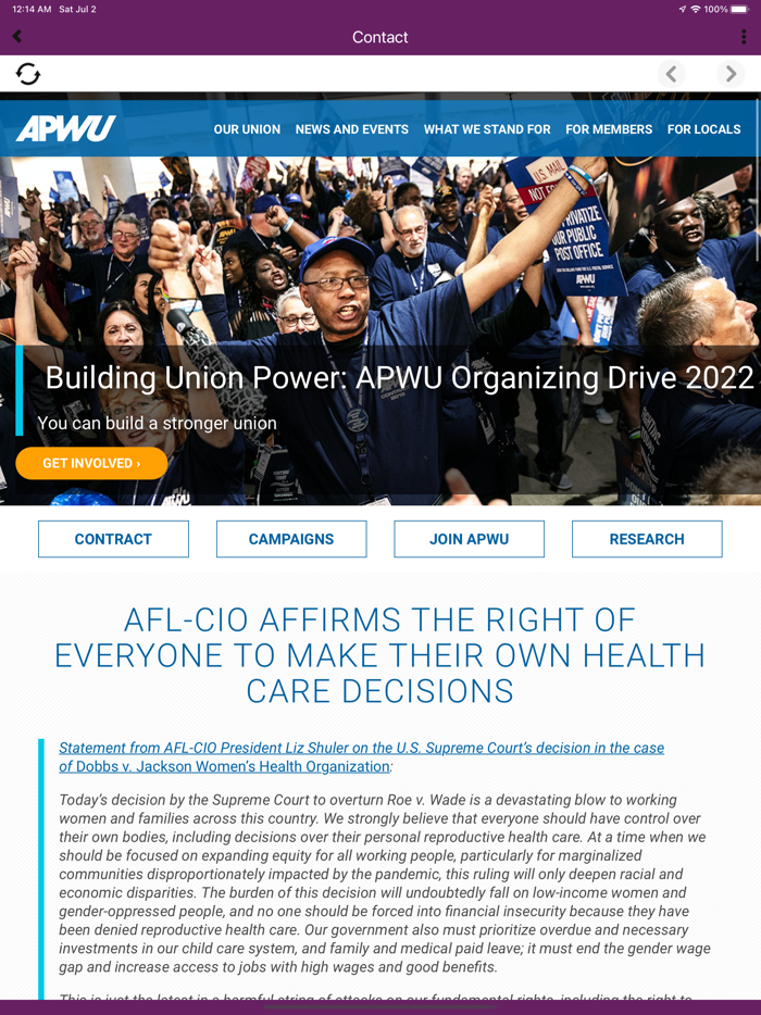 2022 APWU National Convention