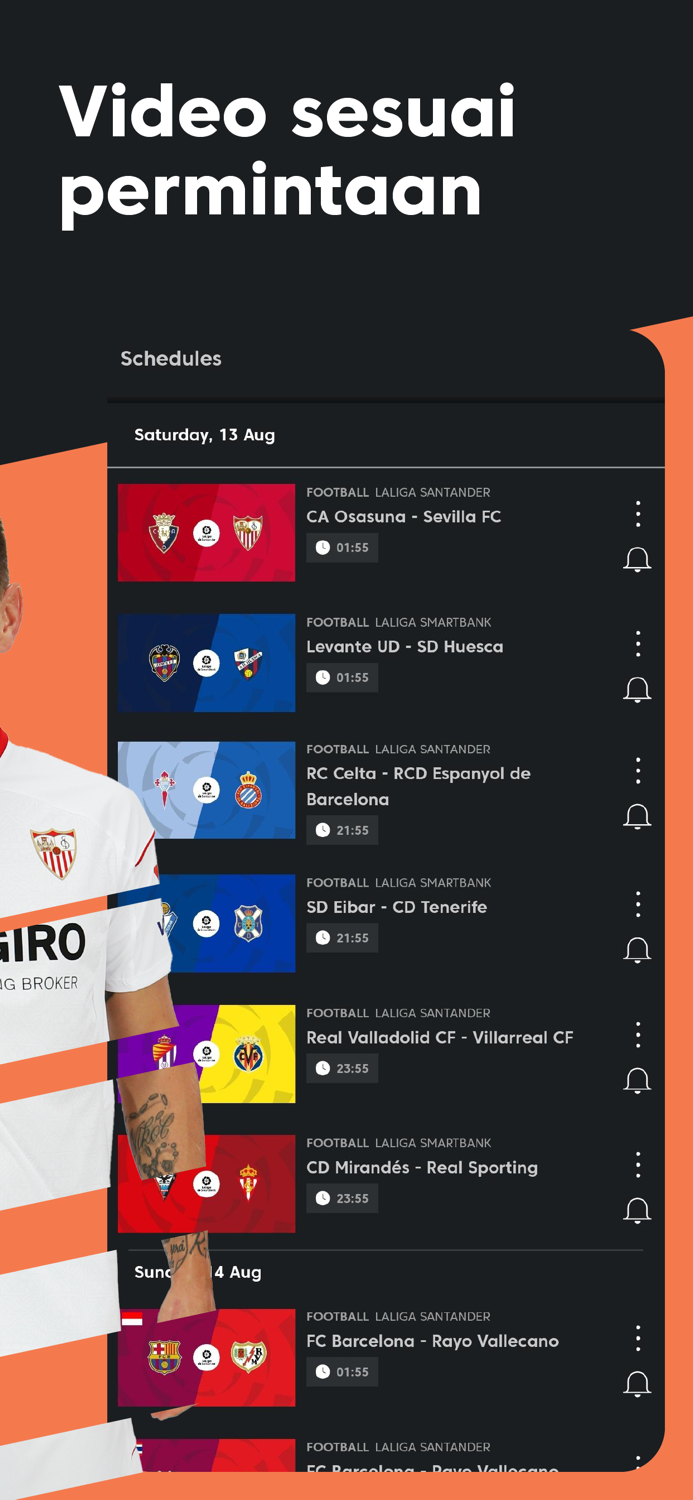 LaLiga PASS sepak bola live