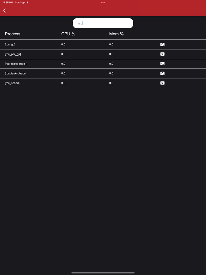Linux Process Manager