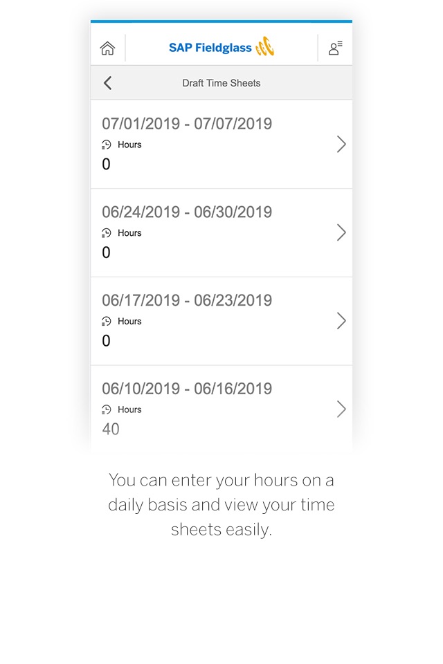 SAP Fieldglass Time Entry screenshot 3