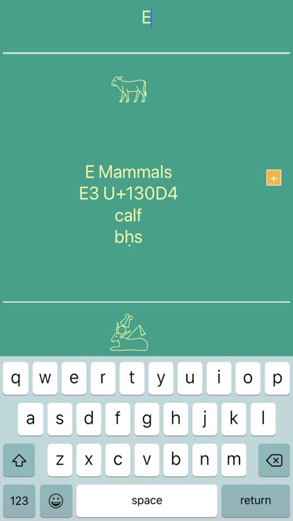 Gardiner's List Hieroglyphs