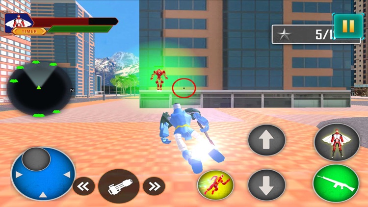 Hero Bat Robot Bike Games screenshot-3