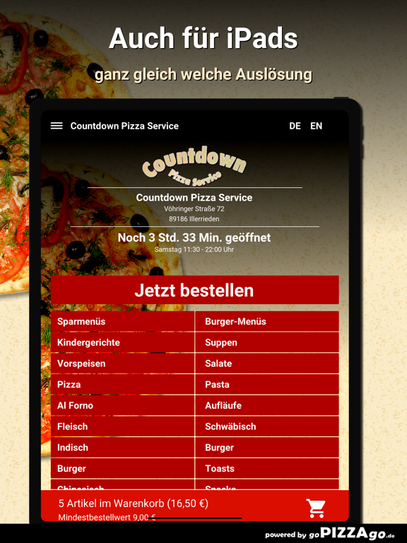 Countdown Pizza Illerrieden screenshot 7