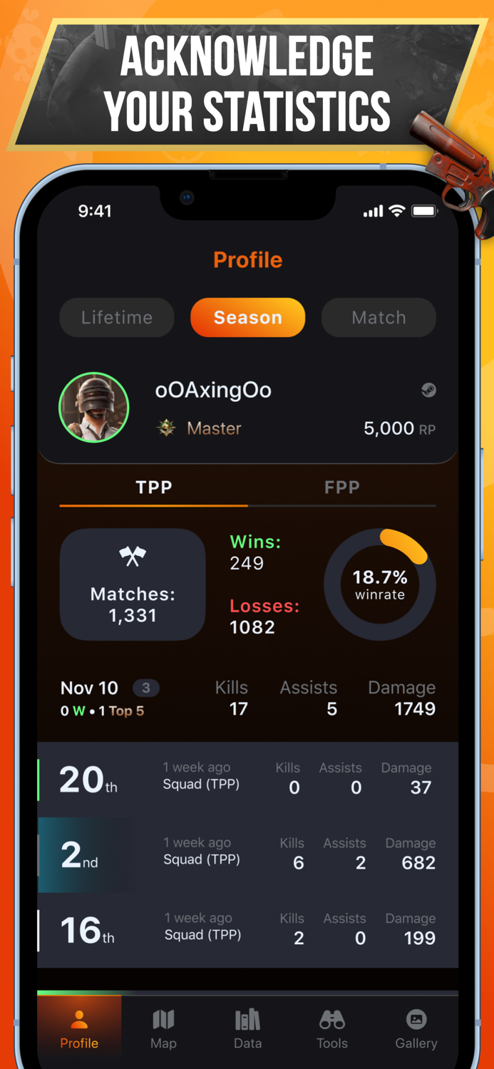 Stats, Hacks  Maps for PUBG