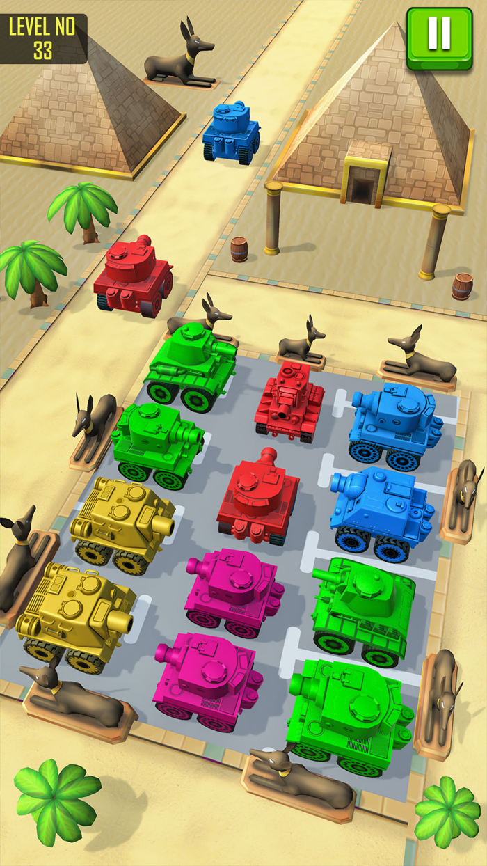 Airplane parking jam