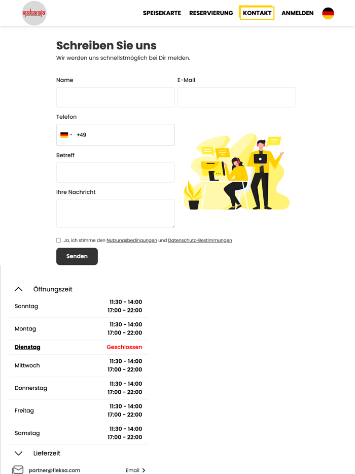 Restaurant Maharaja Seden