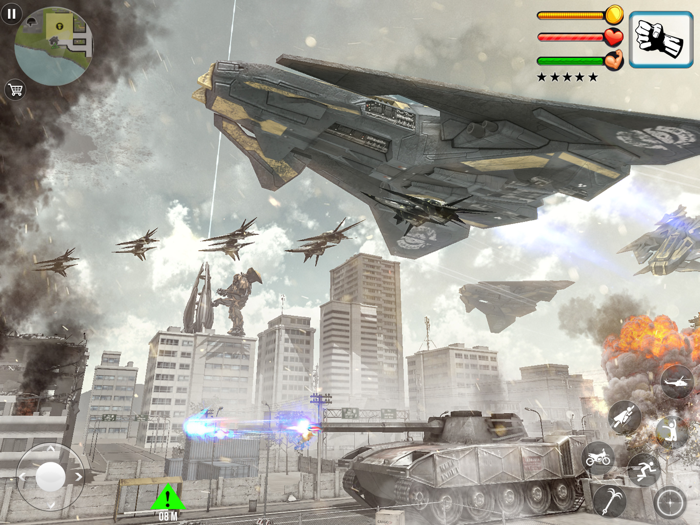 Flying Robot Car Transform