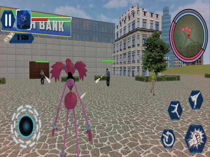 Mommy giant Rope hero Game