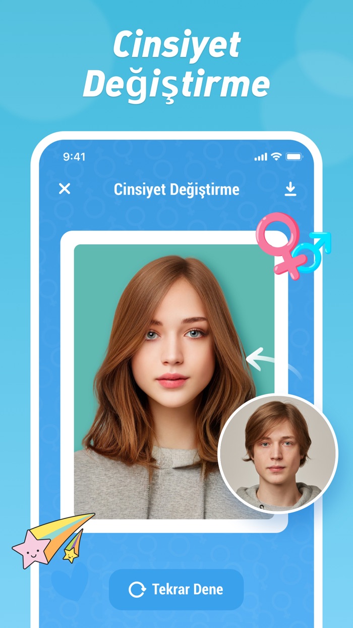 ArtFace - Yüz Fotoğraf Editörü