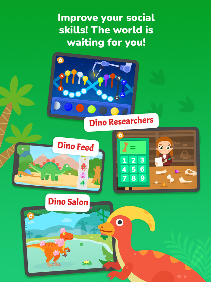 Dino Preschool learn abc  123