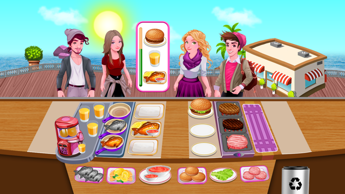 Burger Fever Chef Cooking Game
