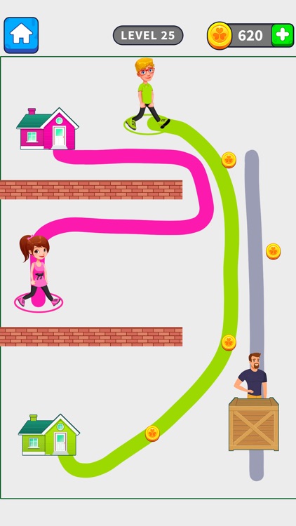 Draw To Home Puzzle Game