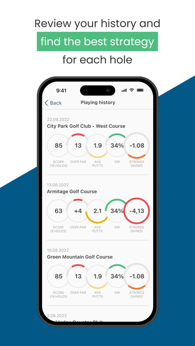 Golf Pad: Golf GPS & Scorecard Screenshot