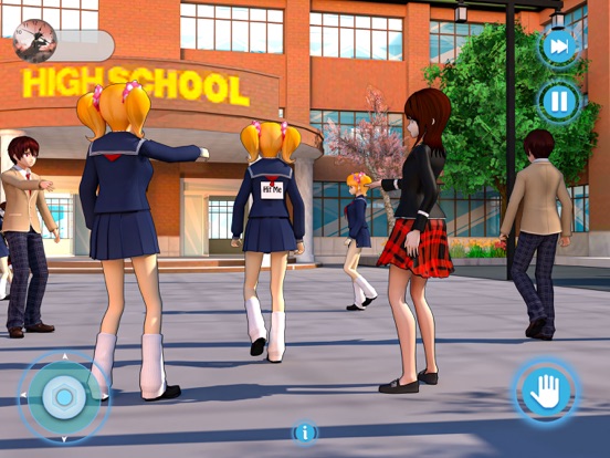 Anime High School Sakura Game screenshot 3