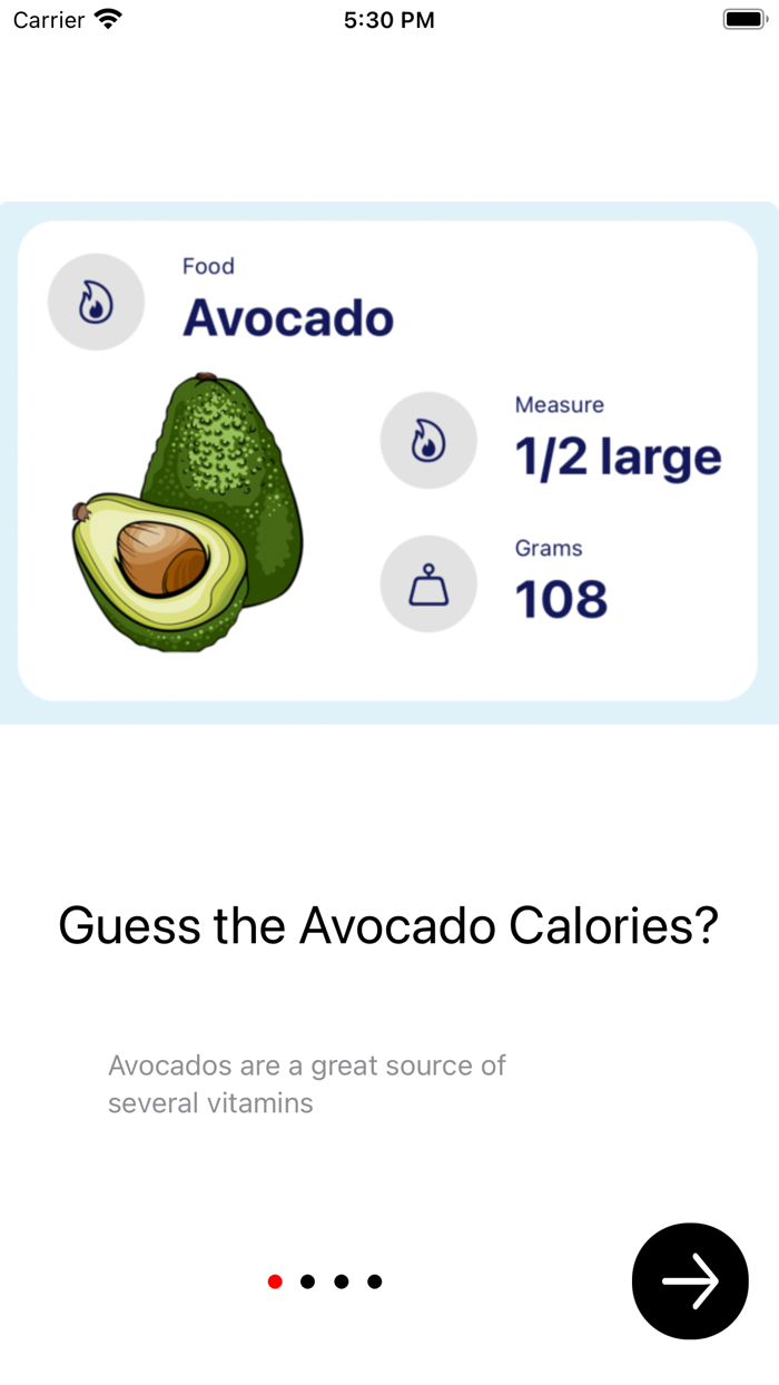 Calorie Guess Calorie Counter