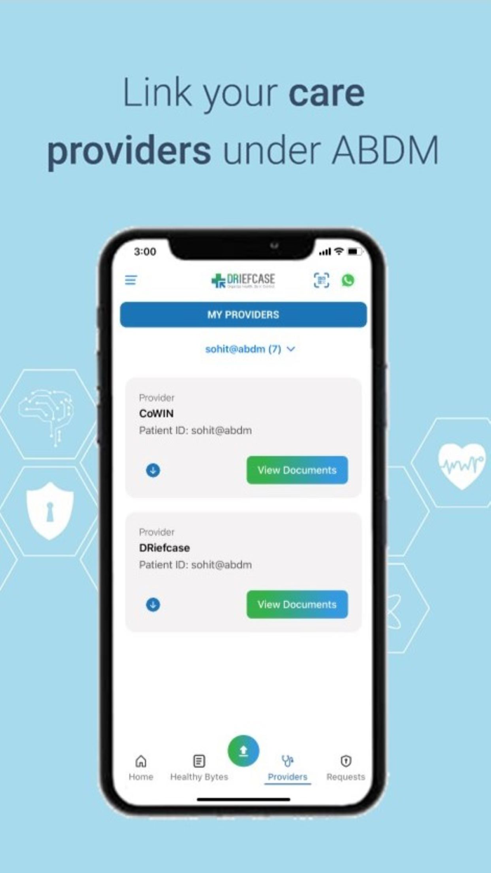 Driefcase ABHA, Health Records