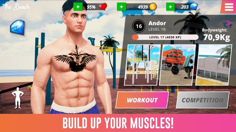 Iron Muscle Bodybuilding game screenshot-0