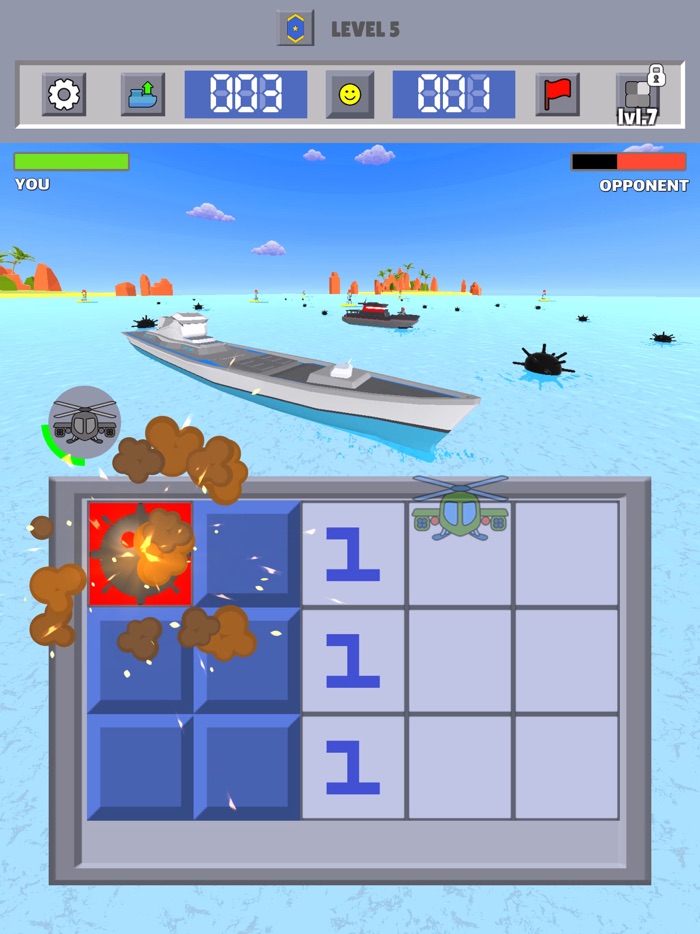 Minesweeper Battle Clash RPG