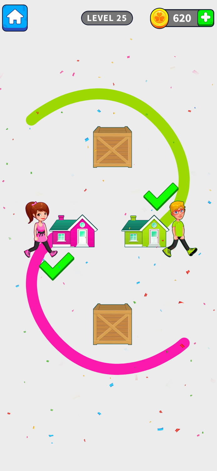 Draw To Home Puzzle Game
