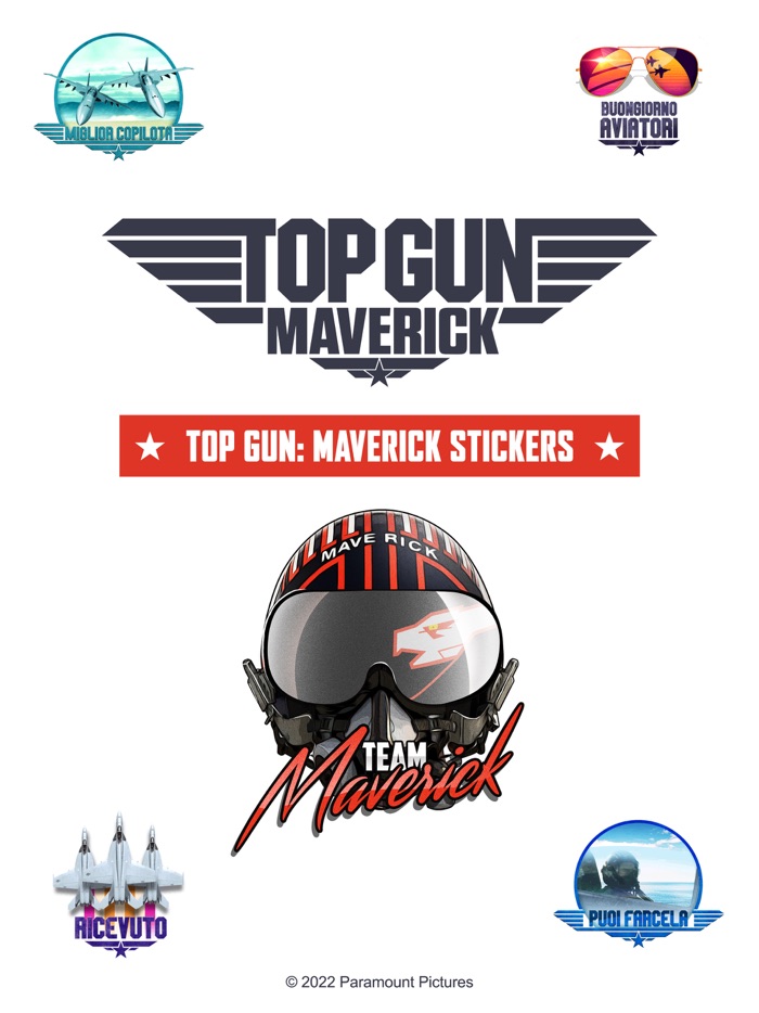 Top Gun Maverick Stickers