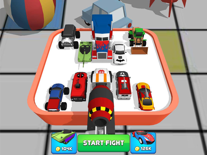 Superhero Car Merge Master