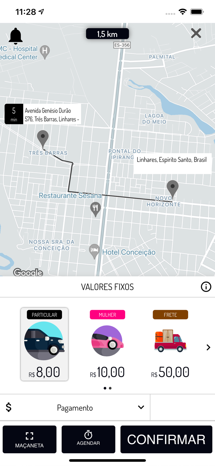 ES DRIVER Passageiro